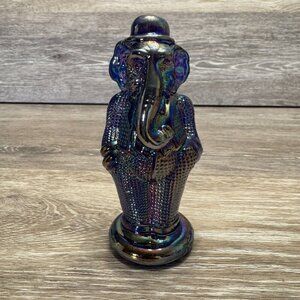Vintage Summit Art Glass Russ‎ Vogelsong Novelty Elephant Ron 12